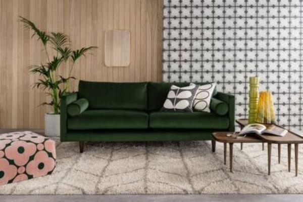 The Mimosa sofa. The Mimosa sofa.